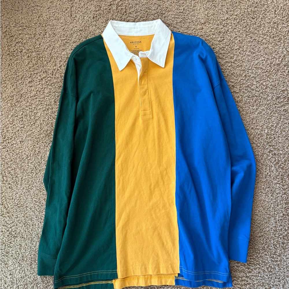 Colorblock Rugby Shirt Brand New